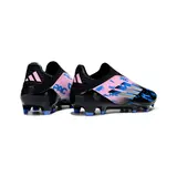 Adidas F50 Elite Laceless Black and White Firm Ground FG Football Boot - Blue/Pink