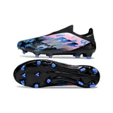 Adidas F50 Elite Laceless Black and White Firm Ground FG Football Boot - Blue/Pink