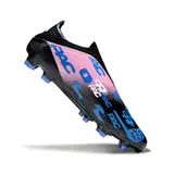 Adidas F50 Elite Laceless Black and White Firm Ground FG Football Boot - Blue/Pink