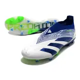 Adidas Predator 30 Elite Laceless White Blue and Green Firm Ground FG Football Boot