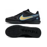 Nike Tiempo Legend 9 Elite Black Yellow and Blue Indoor IC Football Boot