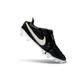 Nike Tiempo Ligera Pro Black and White Firm Ground FG Football Boot