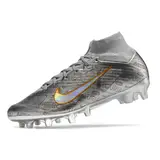 Nike Air Zoom Mercurial Superfly 9 Elite Silver Artificial Ground AG Football Boot