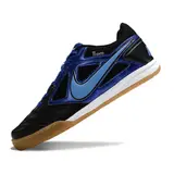 Nike SB Gato X Supreme Black and Blue Indoor IC Football Boot - Royal Blue/Black