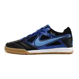 Nike SB Gato X Supreme Black and Blue Indoor IC Football Boot - Royal Blue/Black