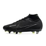 Nike Zoom Mercurial Superfly 9 Elite Black Pack Aluminium Studs SG Football Boot