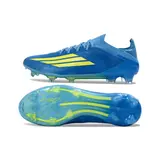 Adidas F50 Primeknit Elite Blue and Yellow Firm Ground FG Football Boot