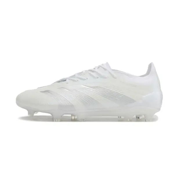 Adidas Predator 30 Elite White and Gray Firm Ground FG Football Boot