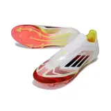 Adidas F50 Elite Laceless White and Red Firm Ground FG Football Boot
