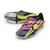 Adidas Predator 27 Elite Tongue Black, Yellow and Pink Firm Ground FG Football Boot
