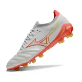 Mizuno Morelia Neo IV Elite White Orange and Yellow Firm Ground FG Football Boot