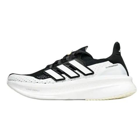 Adidas Ultraboost 5X White and Black Running Shoes - Black