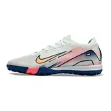 Nike Zoom Mercurial Vapor 16 Elite Kids Turf TF Football Boot - White/Coral
