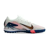 Nike Zoom Mercurial Vapor 16 Elite Kids Turf TF Football Boot - White/Coral