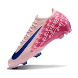 Nike Air Zoom Mercurial Vapor 16 Elite Pink and Blue Firm Ground FG Kids Football Boot - Light Pink/Blue