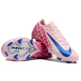 Nike Air Zoom Mercurial Vapor 16 Elite Pink and Blue Firm Ground FG Kids Football Boot - Light Pink/Blue