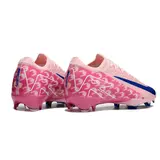 Nike Air Zoom Mercurial Vapor 16 Elite Pink and Blue Firm Ground FG Kids Football Boot - Light Pink/Blue