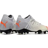 Puma Future Z 1.3 White and Gray Firm Ground FG Football Boot