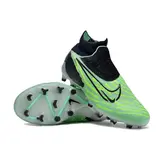 Nike Phantom GX Elite DF Green and Black Firm Ground FG Kids Football Boot
