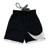 Nike Black and White Shorts - Swoosh Panel