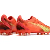 Puma Ultra Ultimate Fearless Pack Black and Yellow Firm Ground FG Football Boot