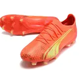 Puma Ultra Ultimate Fearless Pack Black and Yellow Firm Ground FG Football Boot