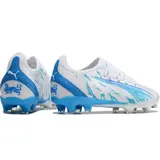 Puma Ultra Ultimate White and Blue Firm Ground FG Football Boot