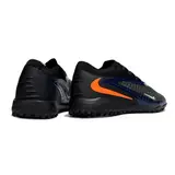 Nike Zoom Mercurial Vapor 16 Elite Black Blue and Orange Turf TF Football Boot