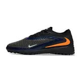 Nike Zoom Mercurial Vapor 16 Elite Black Blue and Orange Turf TF Football Boot