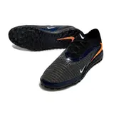 Nike Zoom Mercurial Vapor 16 Elite Black Blue and Orange Turf TF Football Boot