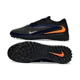 Nike Zoom Mercurial Vapor 16 Elite Black Blue and Orange Turf TF Football Boot