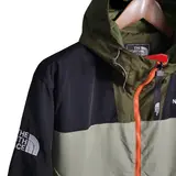 The North Face Green and Beige Windbreaker Jacket