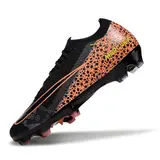 Nike Air Zoom Mercurial Vapor 16 Elite Orange and Black Firm Ground FG Football Boot - Black/Orange Print