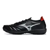 Mizuno Neo Sala Turf TF Black and White Football Boot - Red Heel