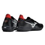 Mizuno Neo Sala Turf TF Black and White Football Boot - Red Heel