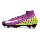 Nike Air Zoom Mercurial Superfly 10 Elite Purple and Green Firm Ground FG Football Boot
