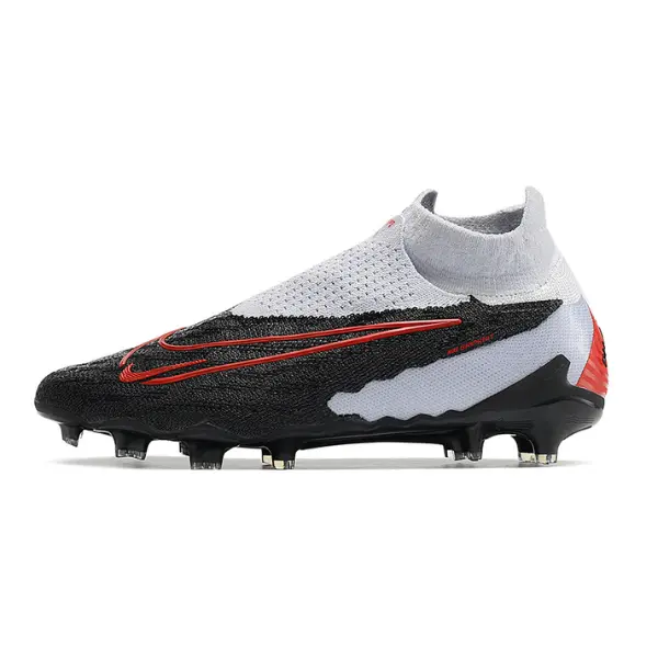 Nike Phantom GX Elite DF Black White and Red Firm Ground FG Football Boot
