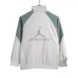 Jordan Green and White Windbreaker Jacket