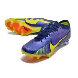 Nike Zoom Mercurial Vapor 15 Elite Purple and Green Aluminium Studs SG Football Boot