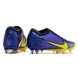 Nike Zoom Mercurial Vapor 15 Elite Purple and Green Aluminium Studs SG Football Boot