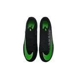 Nike Air Zoom Mercurial Vapor 17 Elite Black and Green Firm Ground FG Kids Football Boot
