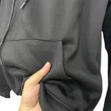 Jordan Black Hoodie - Chest Logo