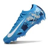 Nike Air Zoom Mercurial Vapor 16 Elite Blue and White Firm Ground FG Football Boot - Blue/Navy Print
