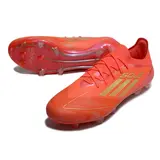 Adidas F50 Primeknit Elite Red and Yellow Firm Ground FG Football Boot