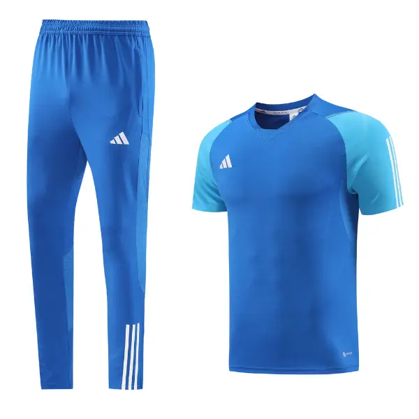 Adidas Light Blue Training Set T-Shirt and Pants
