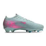 Nike Air Zoom Mercurial Vapor 16 Elite Light Blue and Pink Firm Ground FG Football Boot - Grey/Pink