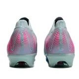 Nike Air Zoom Mercurial Vapor 16 Elite Light Blue and Pink Firm Ground FG Football Boot - Grey/Pink