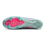 Nike Air Zoom Mercurial Vapor 16 Elite Light Blue and Pink Firm Ground FG Football Boot - Grey/Pink