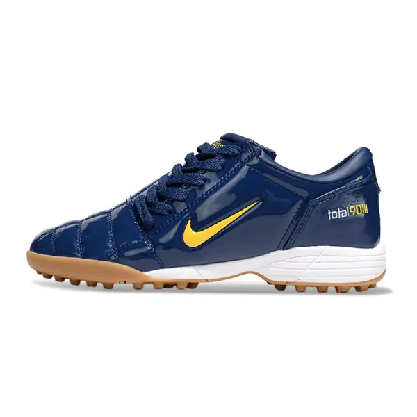 Nike Total 90 III Turf TF Dark Blue and Yellow Football Boot