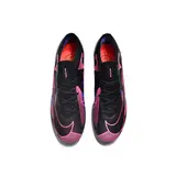 Nike Zoom Mercurial Vapor 15 Elite Black Pink and Purple Firm Ground FG Kids Football Boot